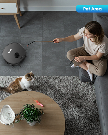 Navigation Smart robotic vacuums-Pet Area