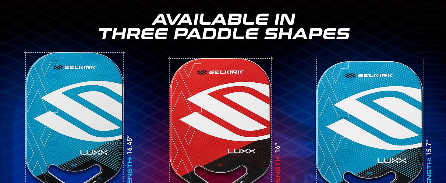Available in three paddle shapes, epic invikta and S2