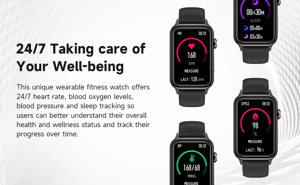 smart fitness watch for men and women