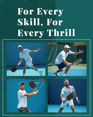 YVmove pickleball paddles, move for every moment