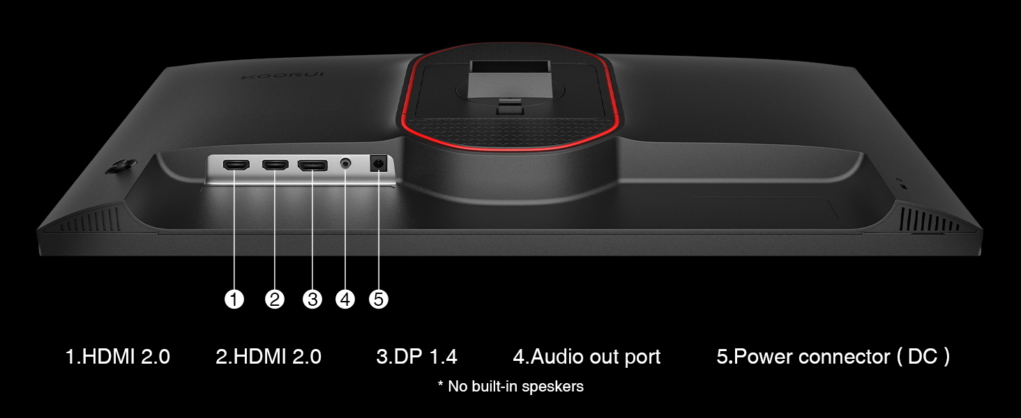 GP01 gaming monitor detial