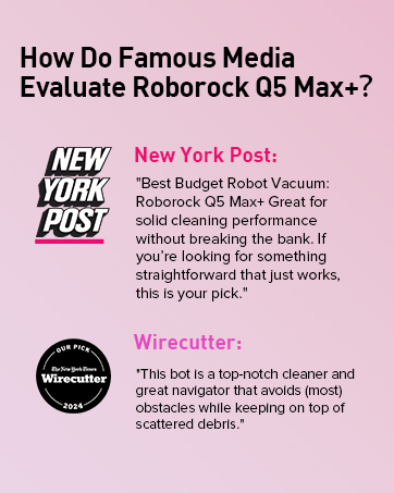 robot vacuum cleaner q5 max+