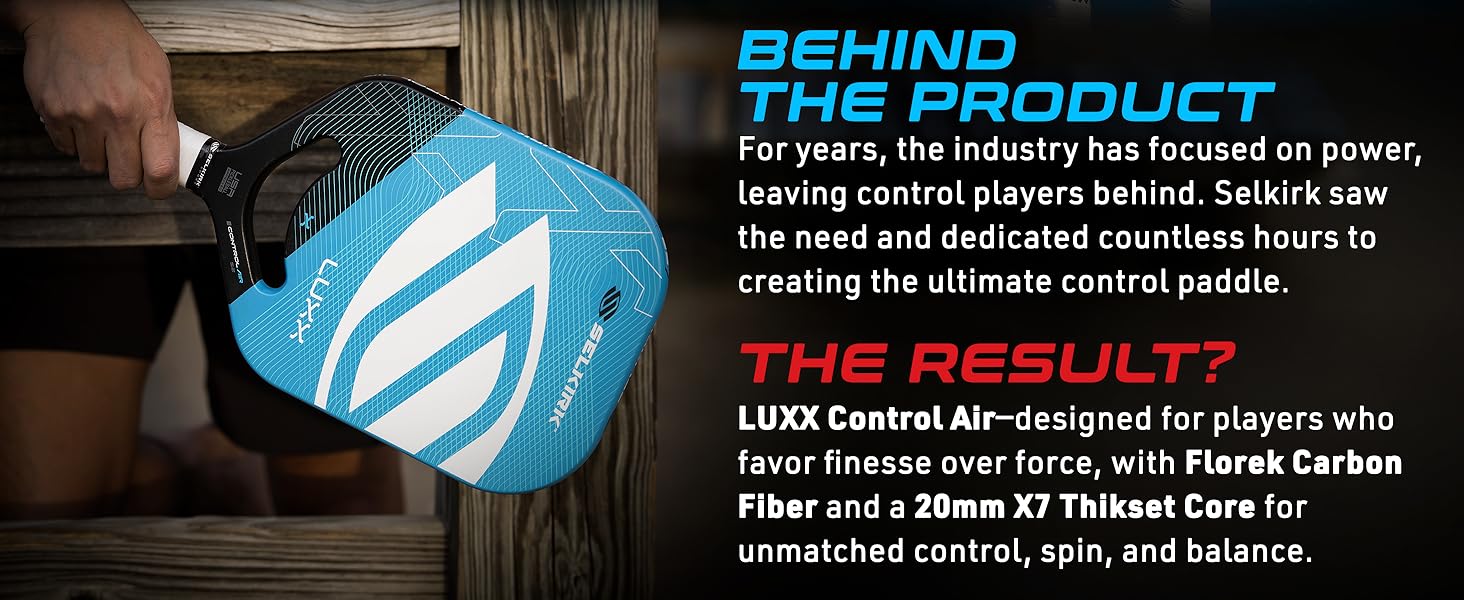 Designed for players who favor finesse over force with florek carbon fiber and 20mm core